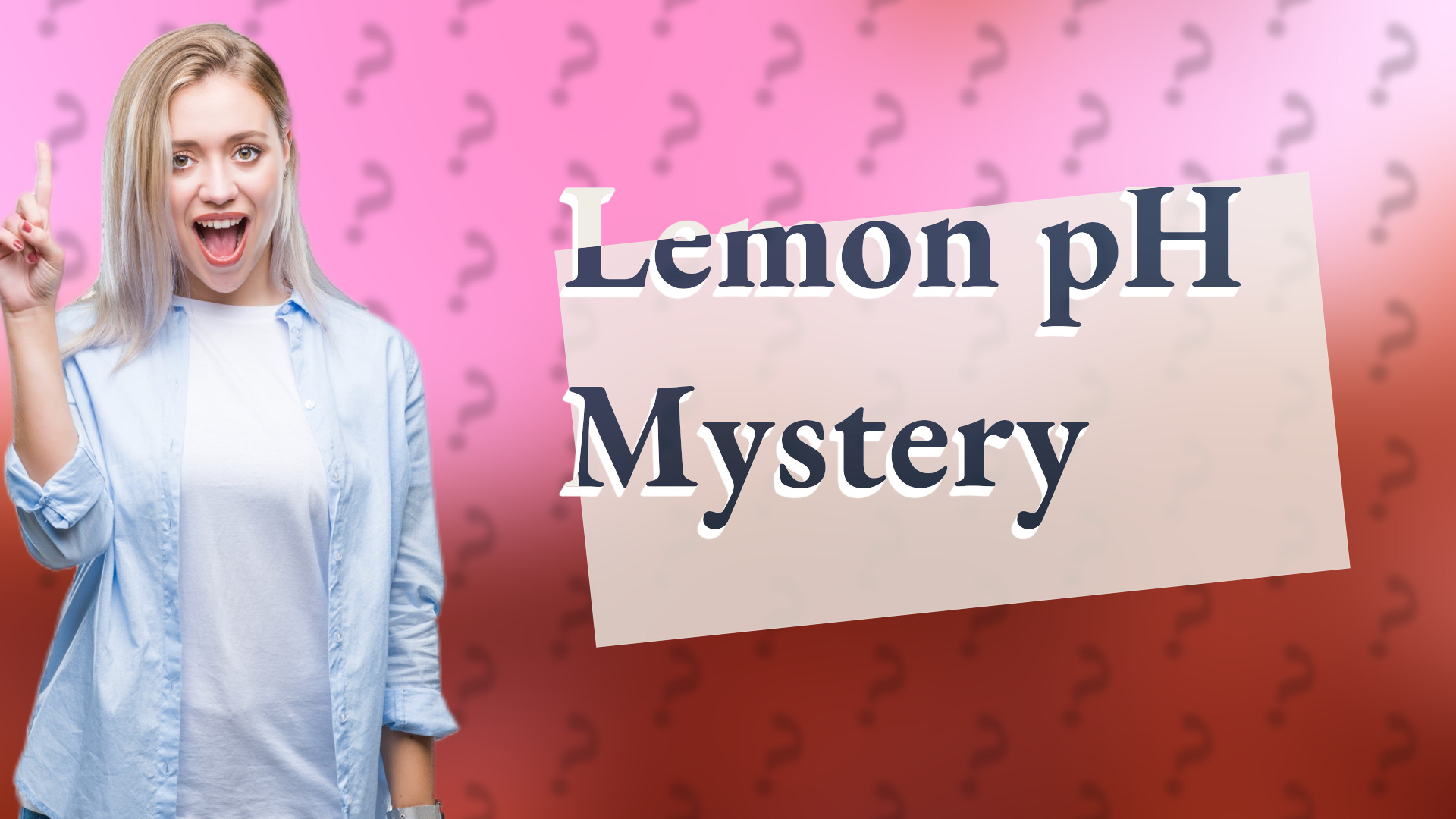 Lemon pH Mystery