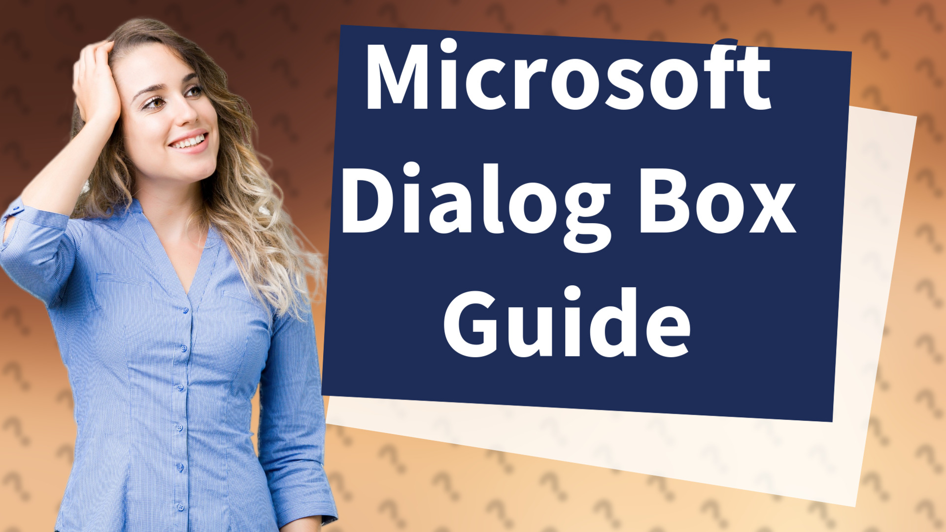 Microsoft Dialog Box Guide
