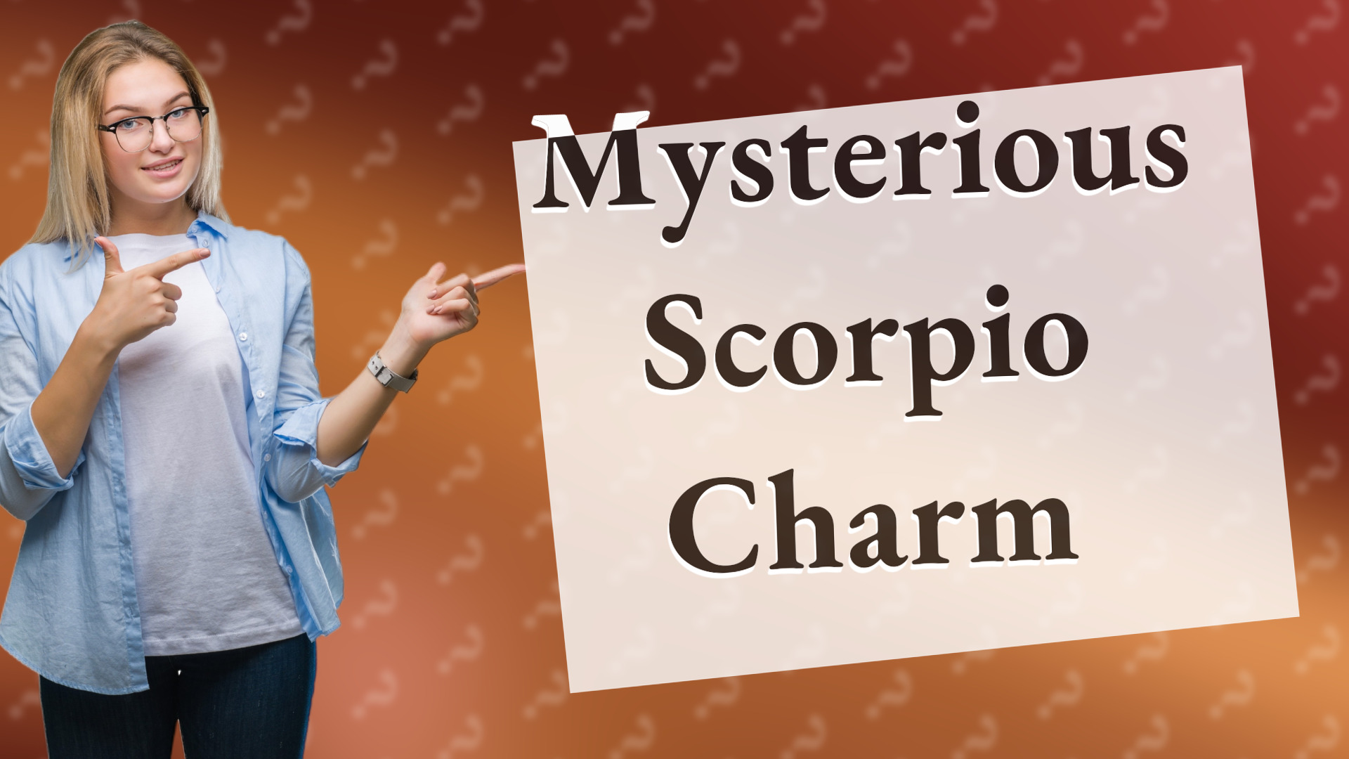 Mysterious Scorpio Charm