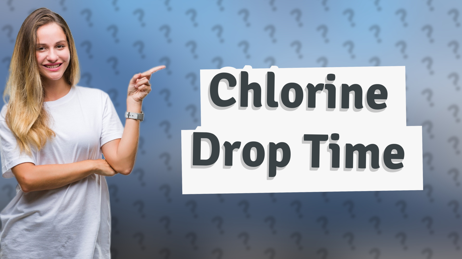 Chlorine Drop Time