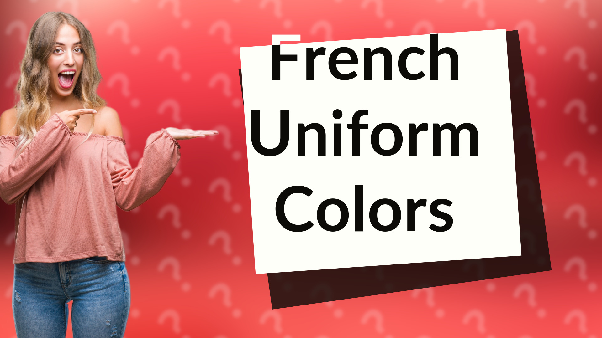 French Uniform Colors