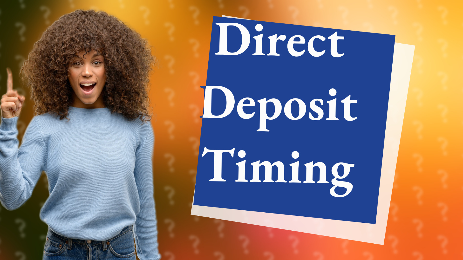Direct Deposit Timing