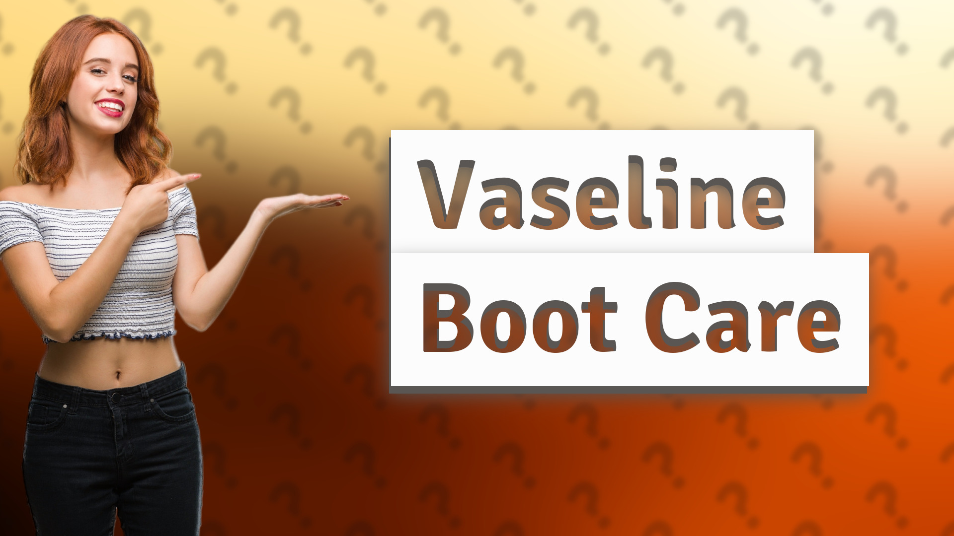 Vaseline Boot Care