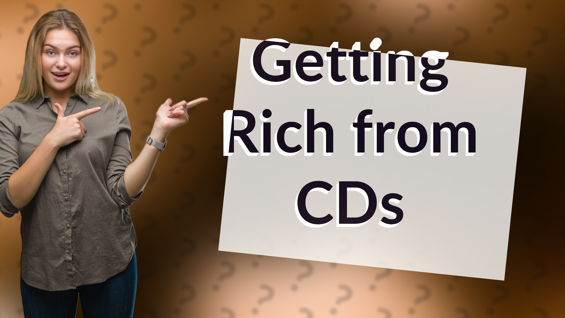 Getting Rich from CDs