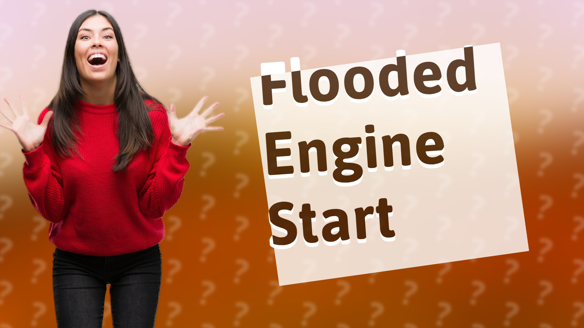 Flooded Engine Start