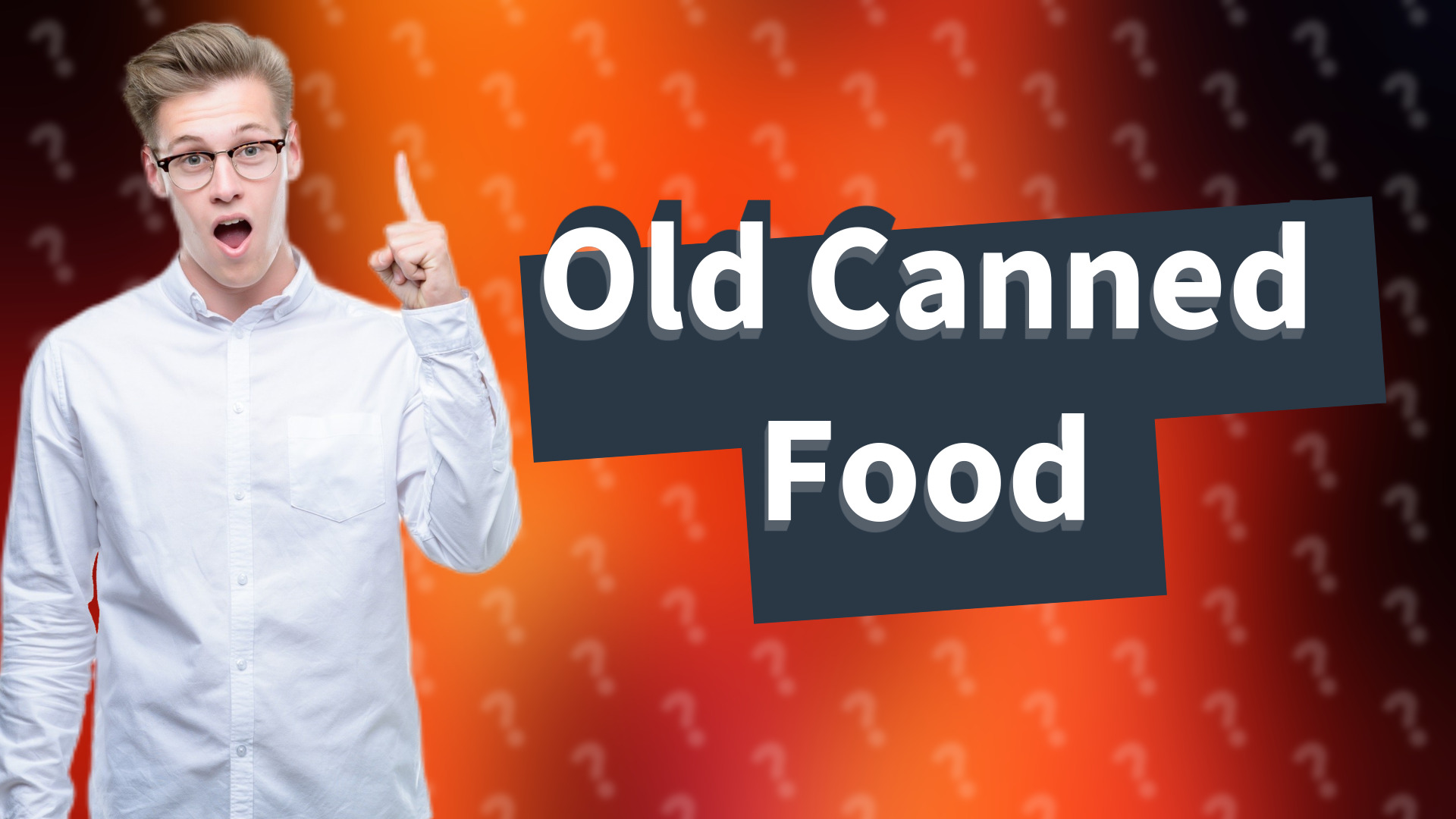 Old Canned Food
