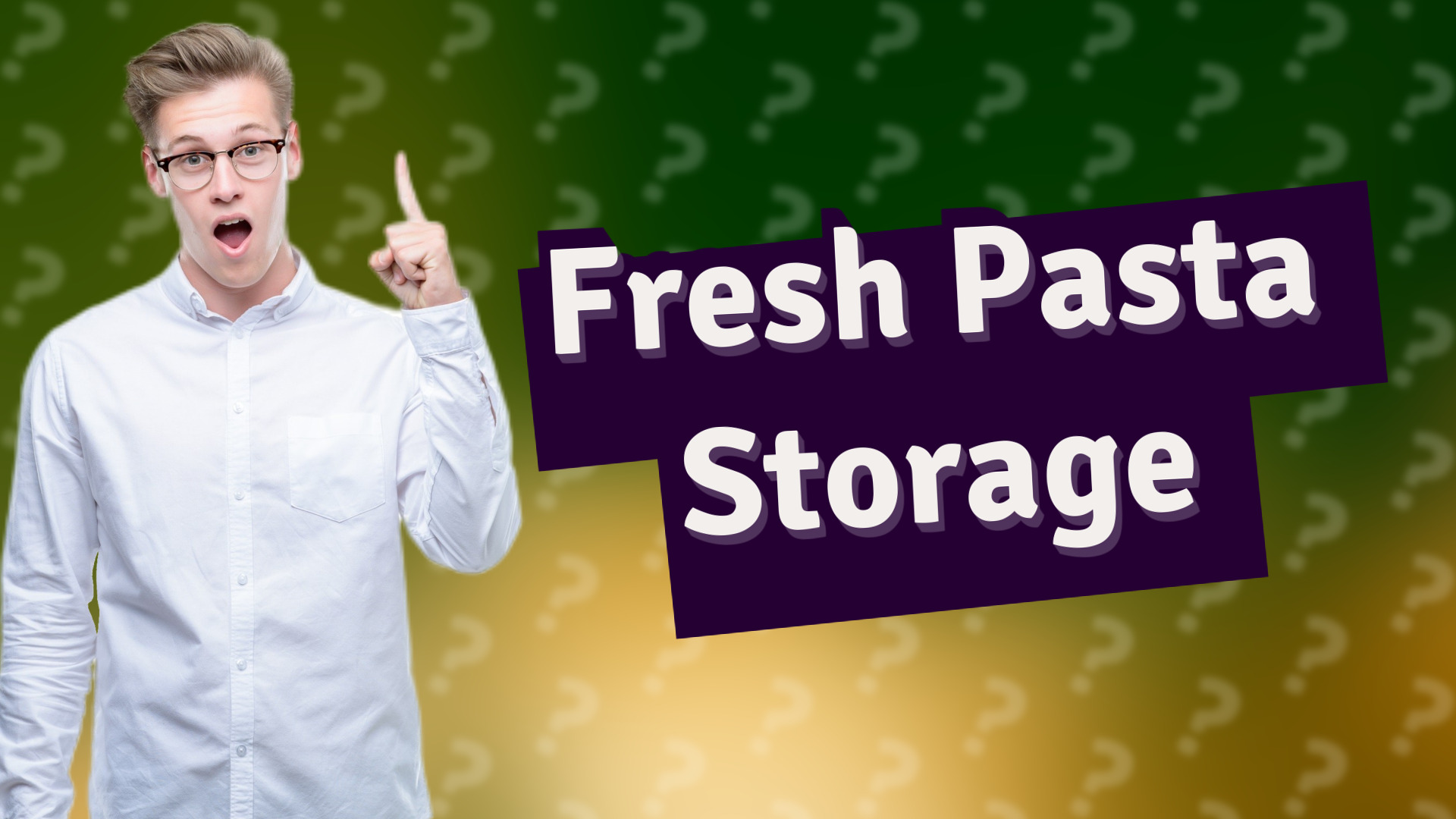 Fresh Pasta Storage