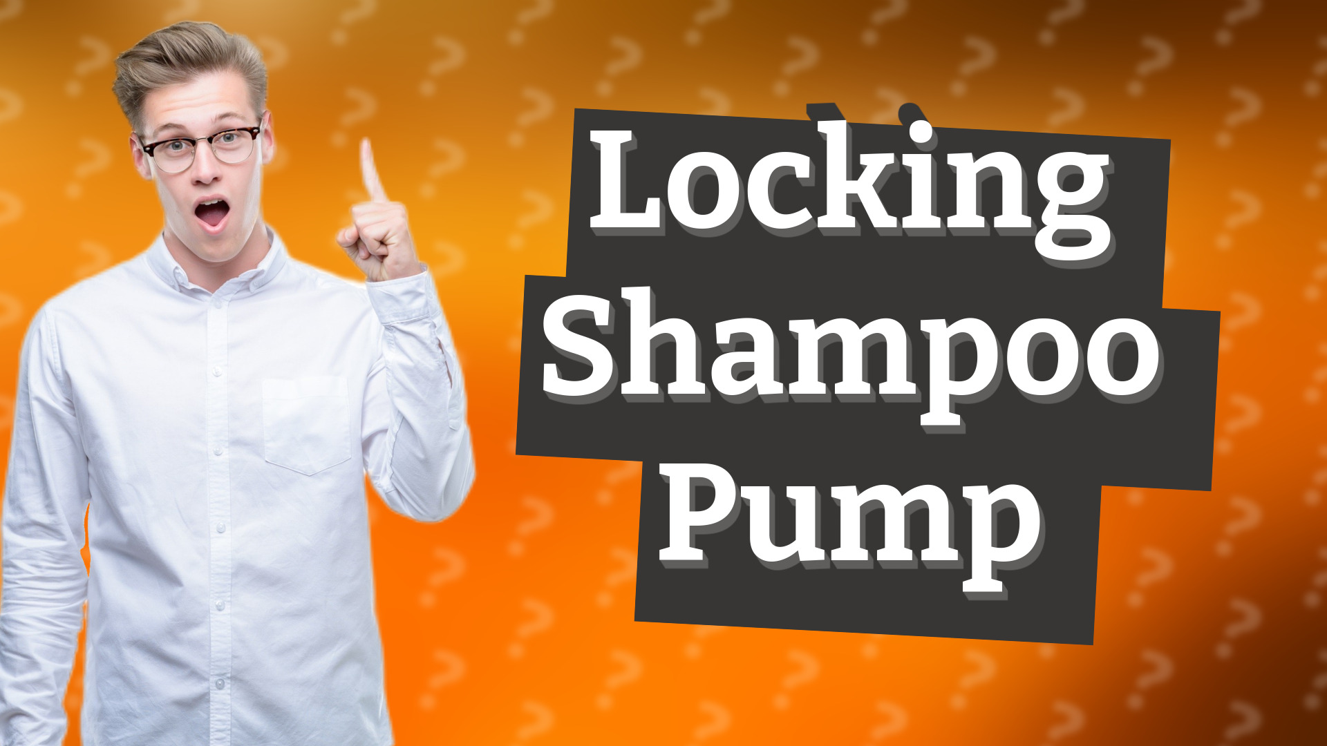 Locking Shampoo Pump