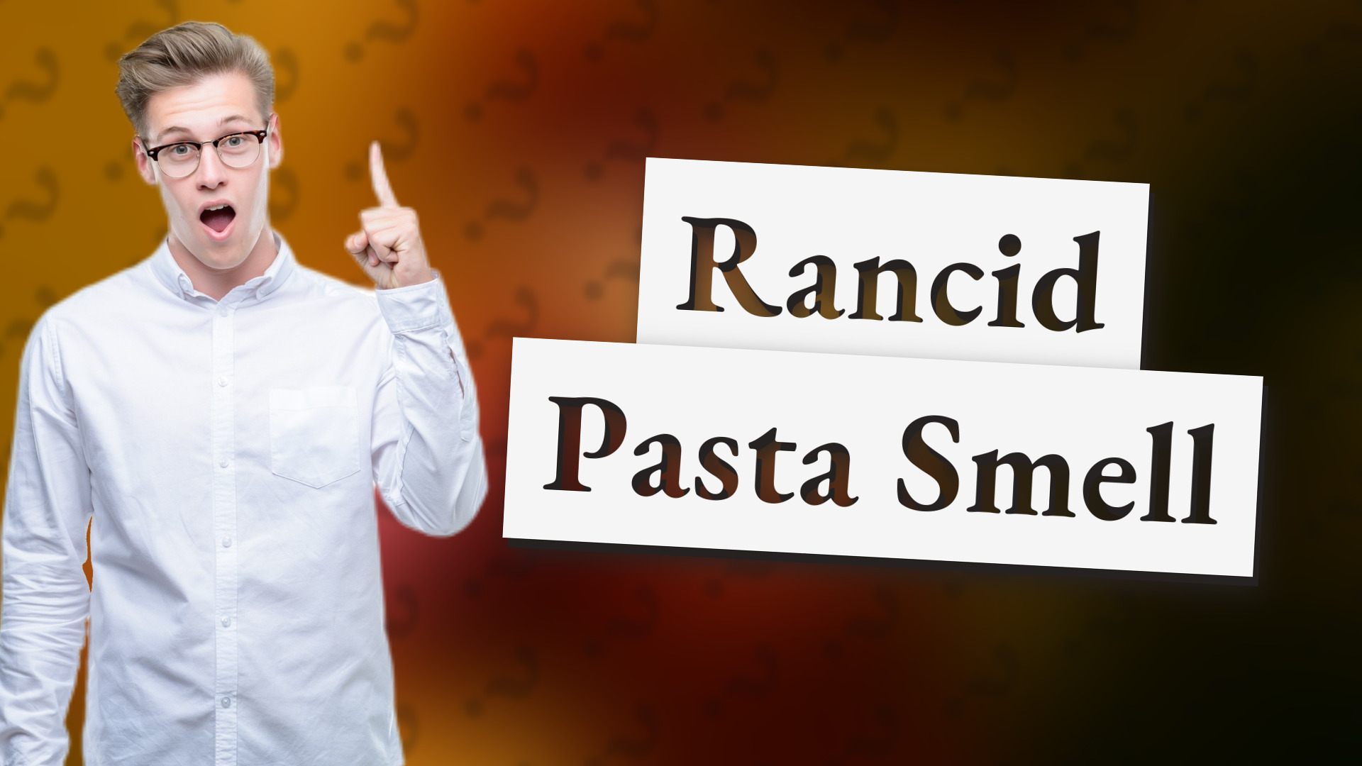 Rancid Pasta Smell