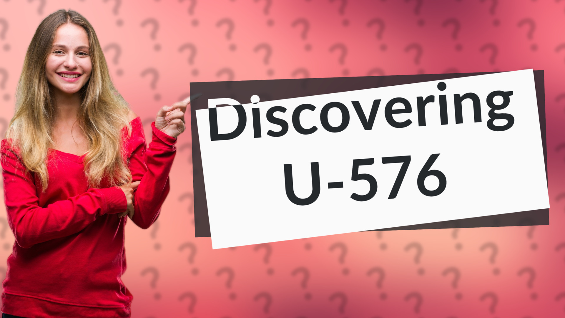Discovering U-576