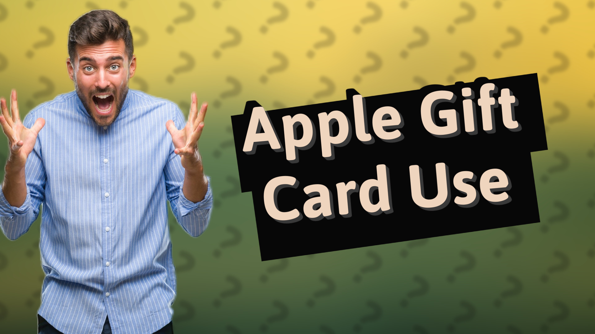 Apple Gift Card Use