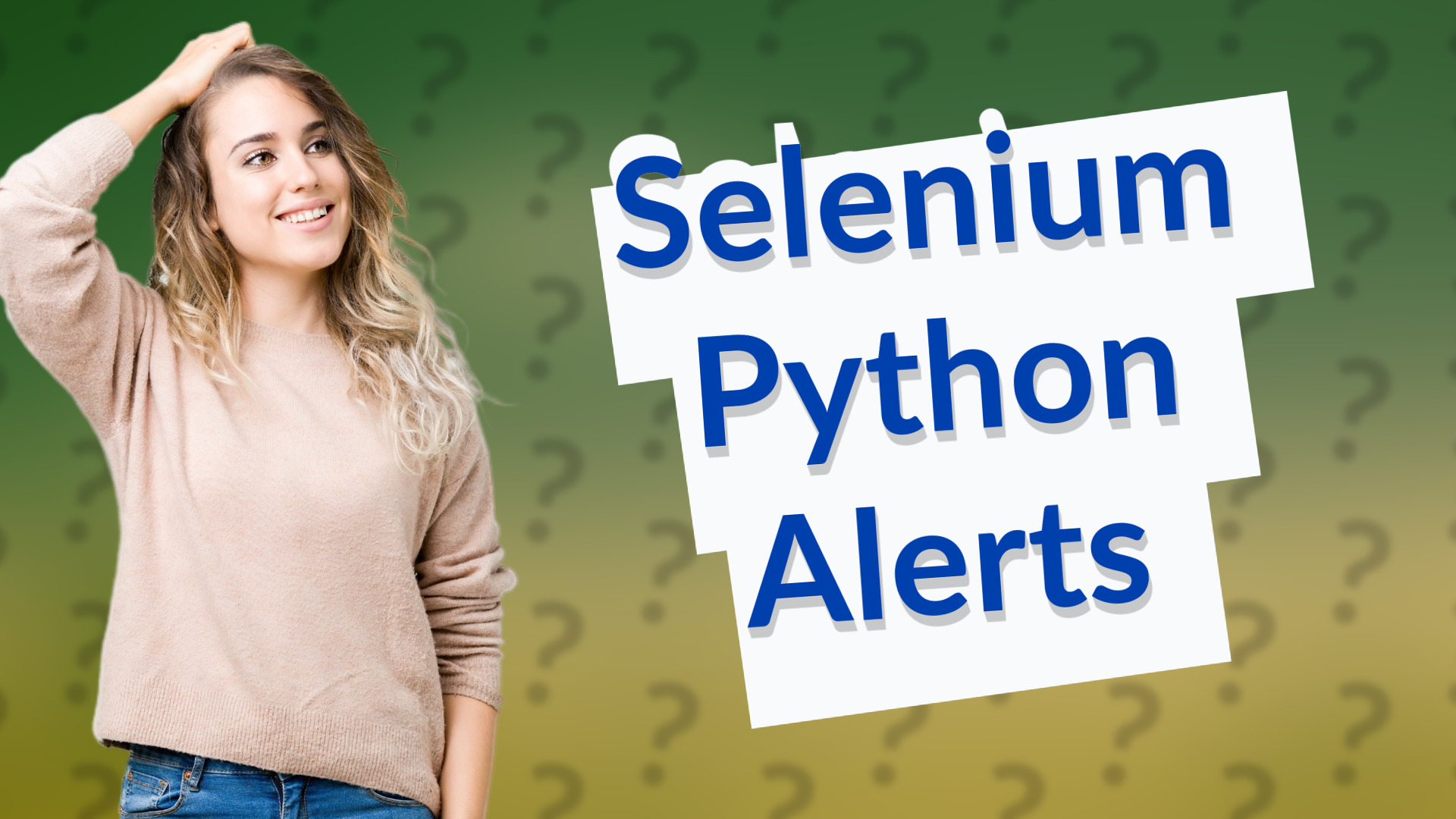 Selenium Python Alerts