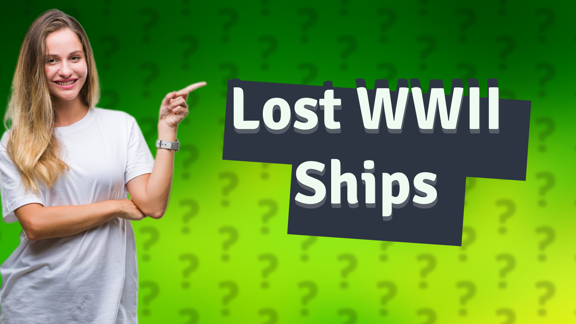 Lost WWII Ships