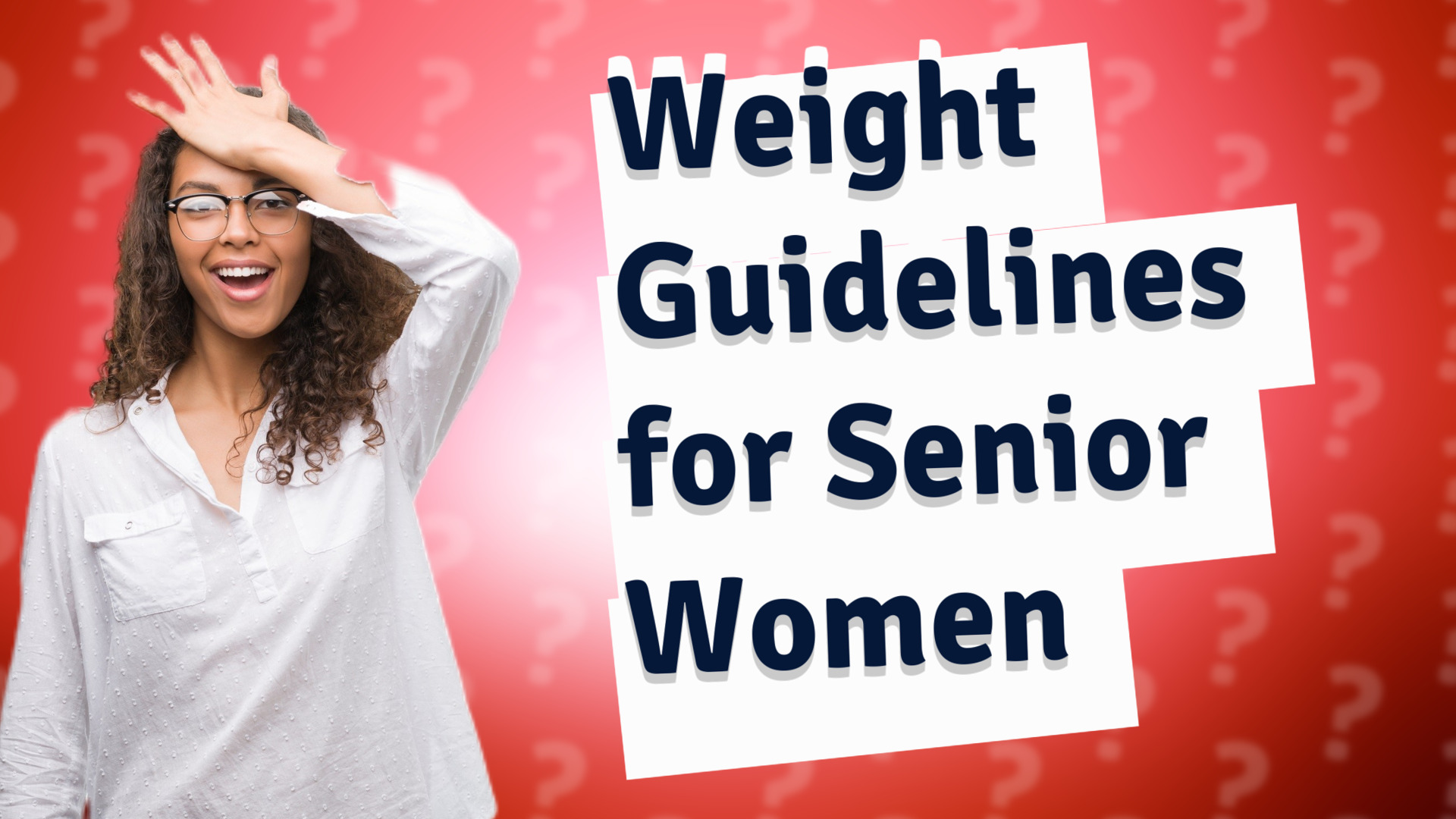 Weight Guidelines for Senior Women