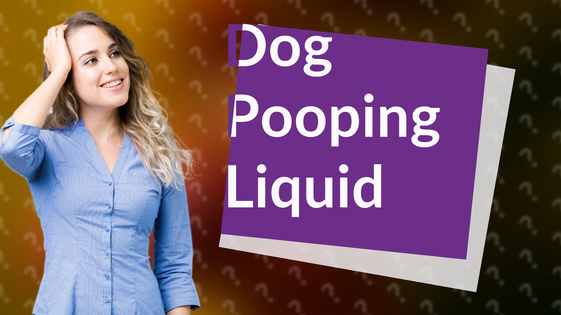 Dog Pooping Liquid