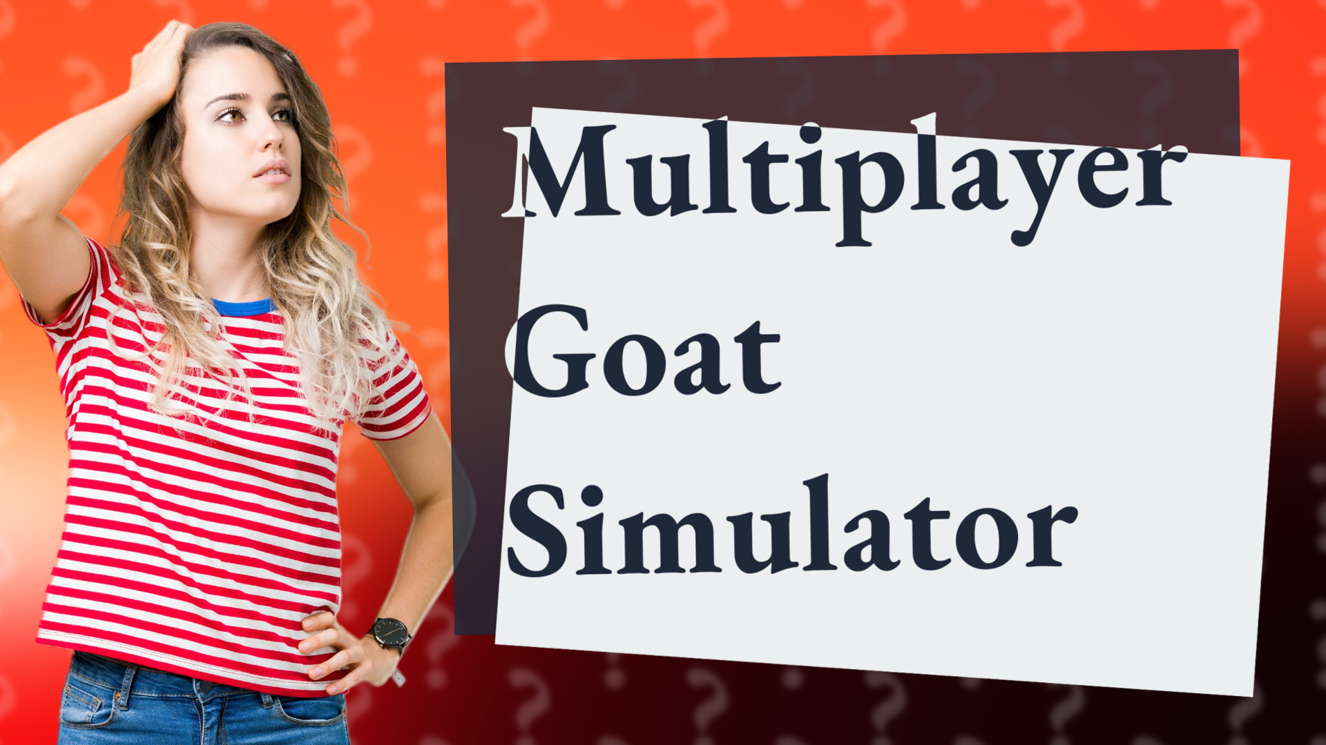 Multiplayer Goat Simulator