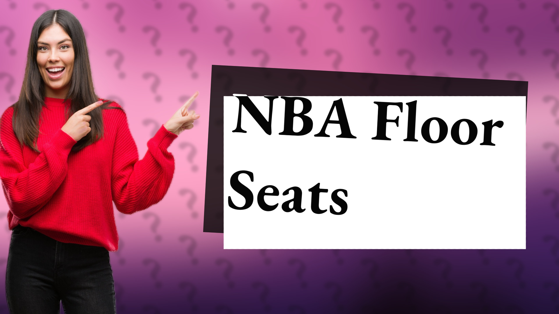 NBA Floor Seats