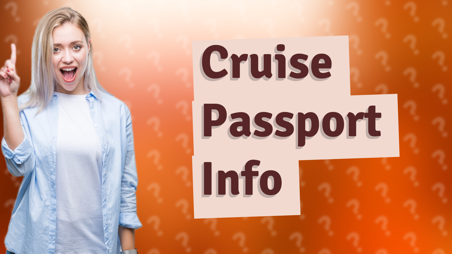 Cruise Passport Info