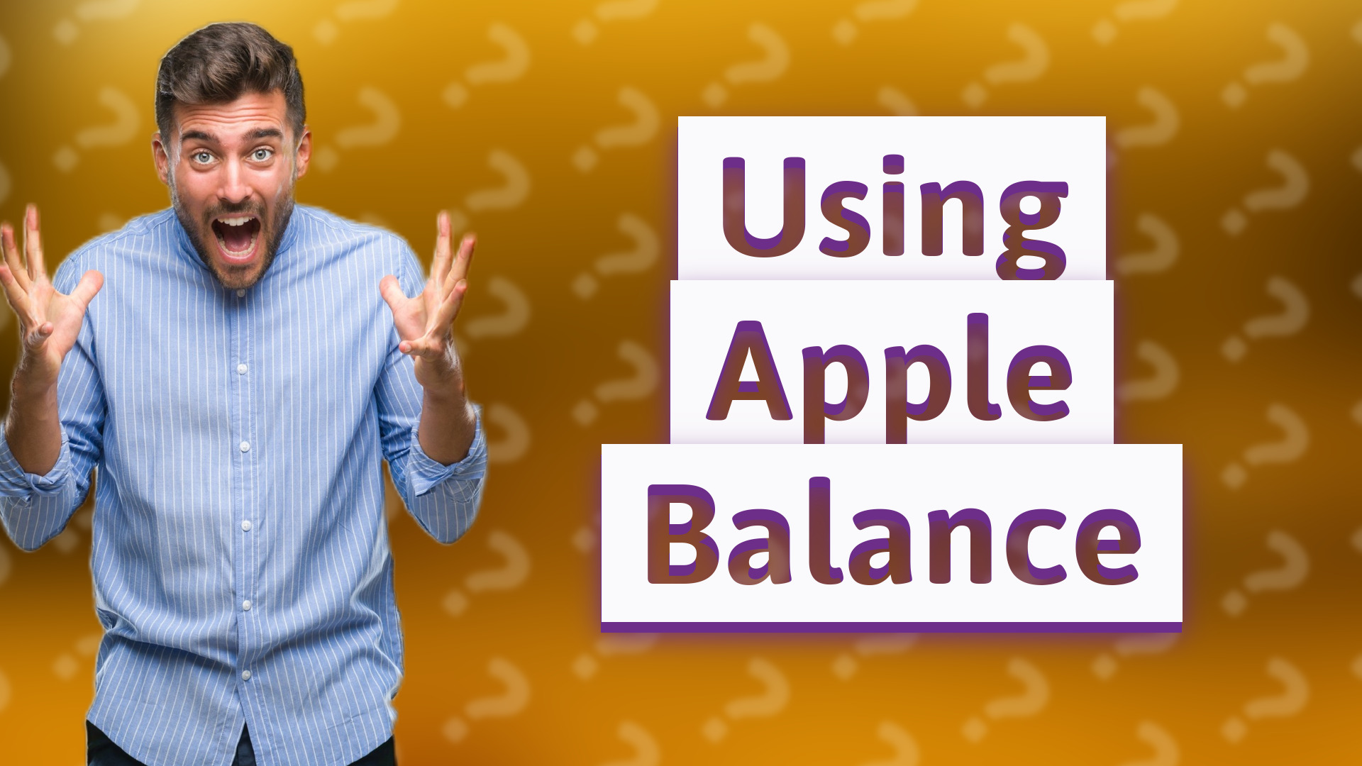 Using Apple Balance