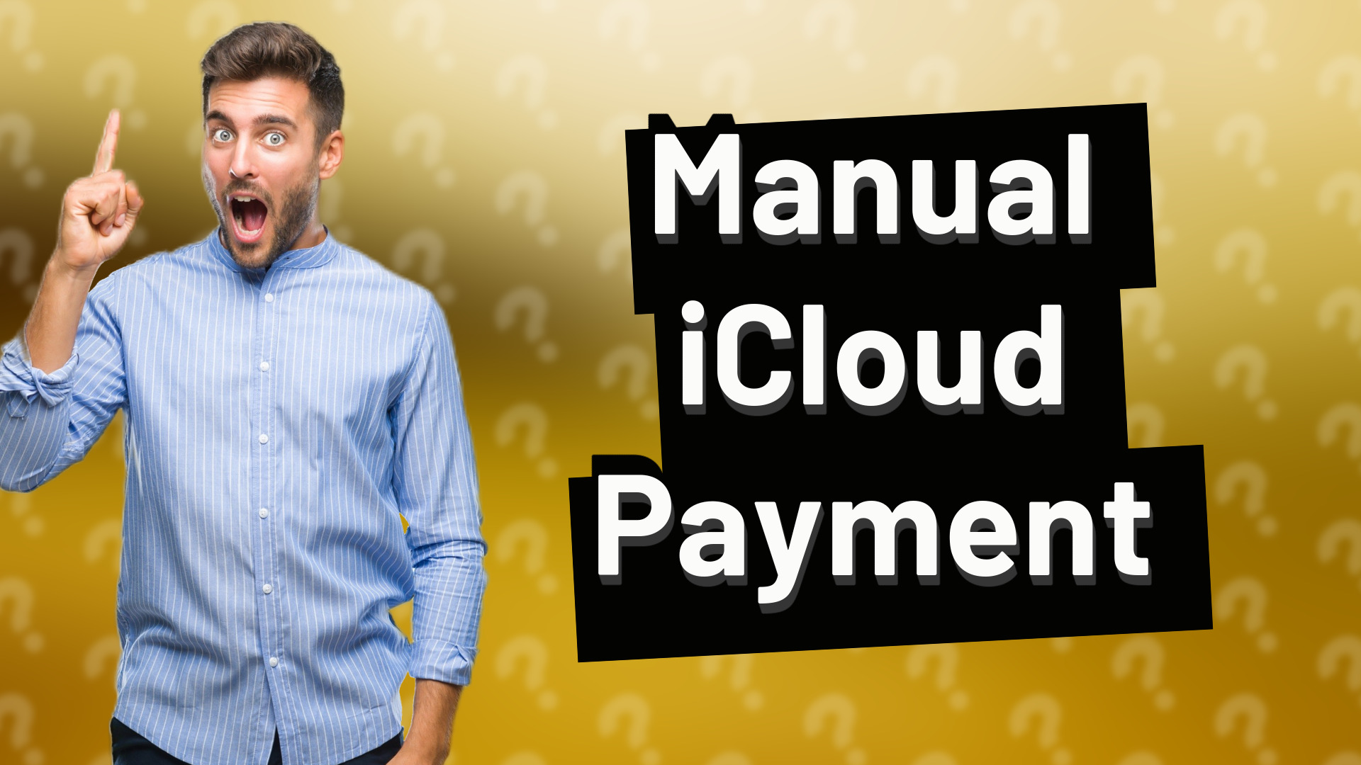 Manual iCloud Payment