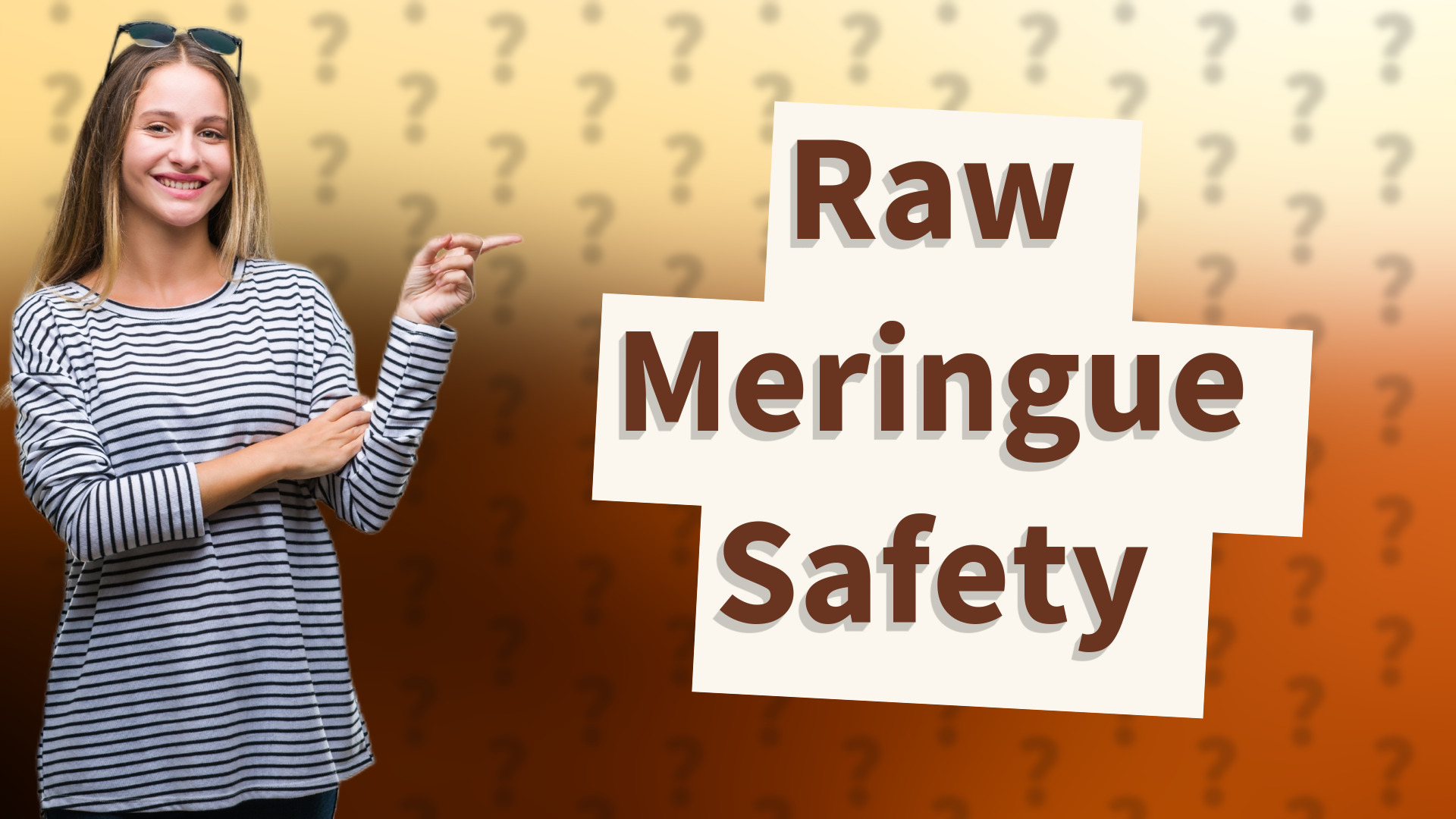 Raw Meringue Safety