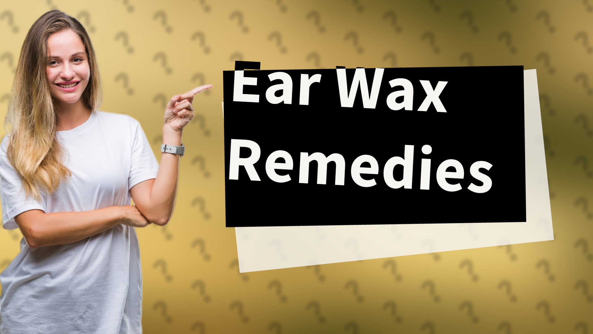 Ear Wax Remedies