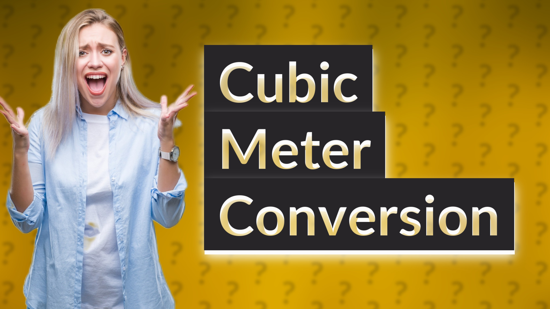 Cubic Meter Conversion