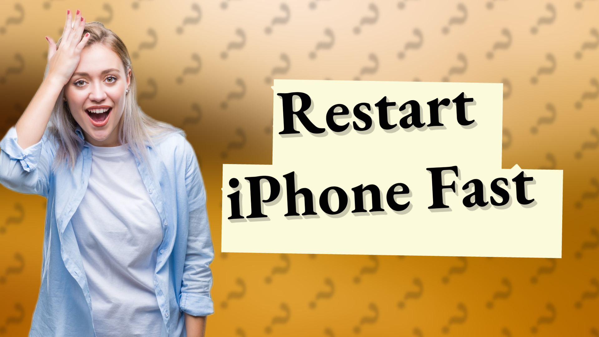 Restart iPhone Fast