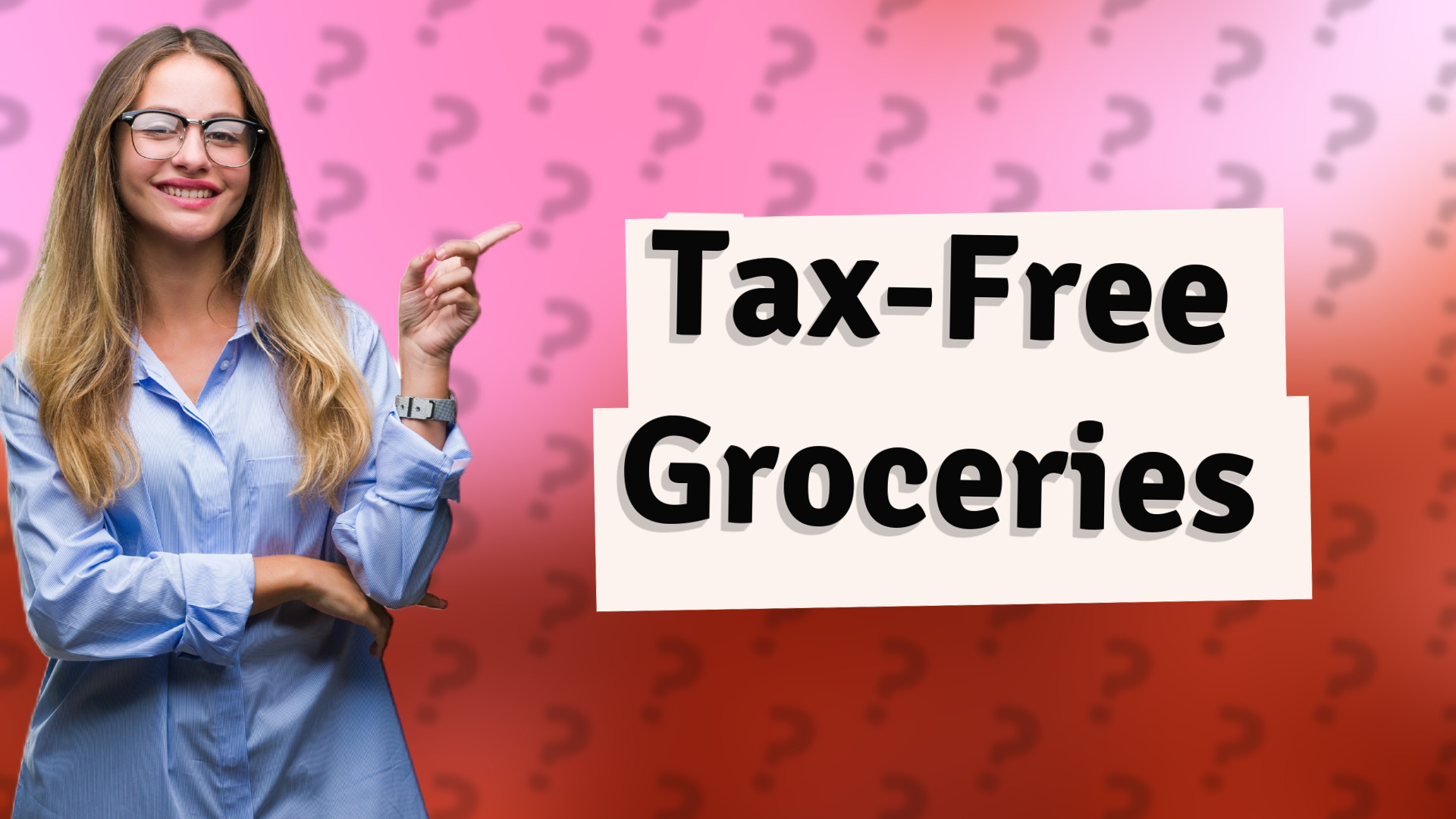 Tax-Free Groceries