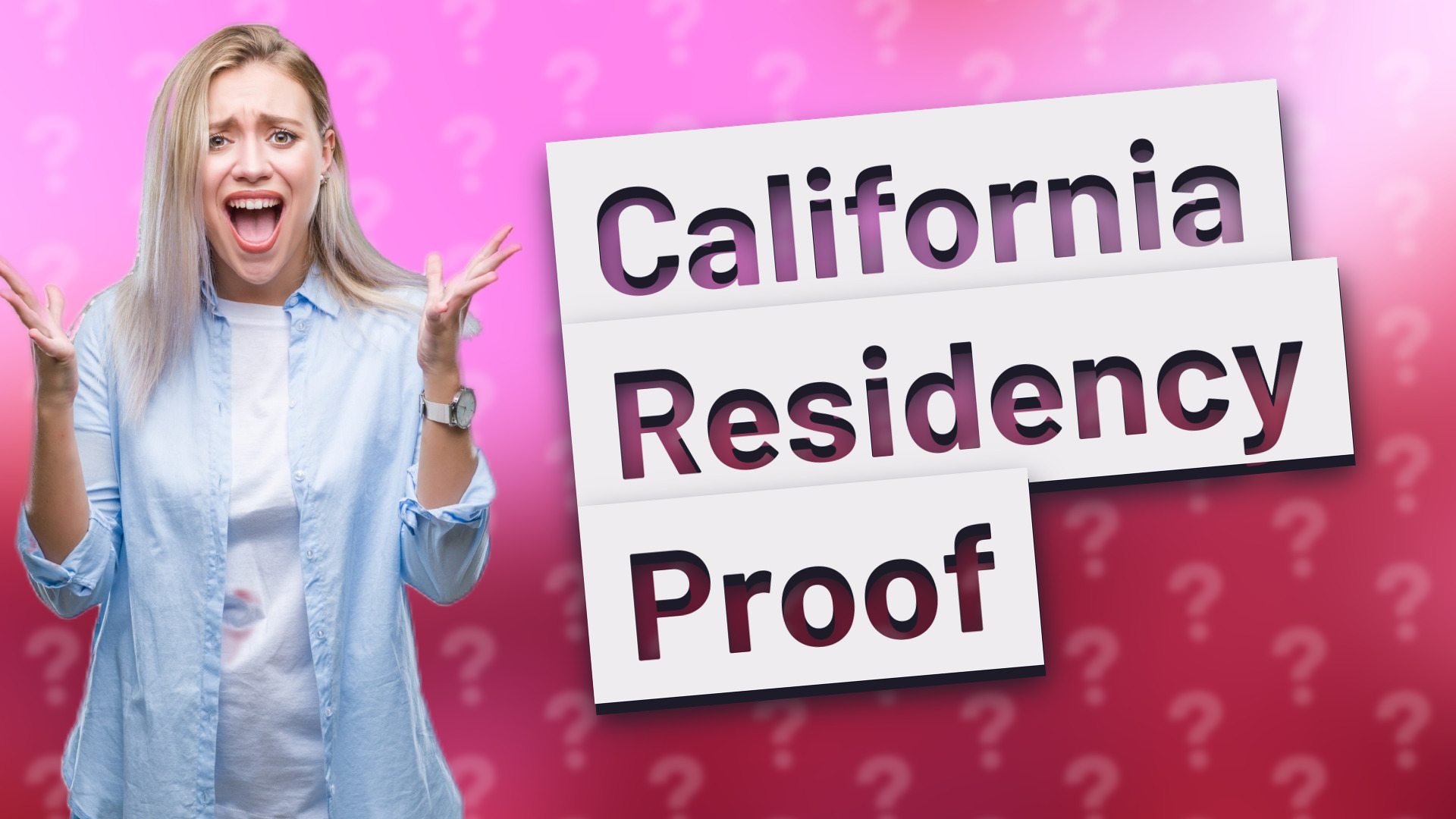 California Residency Proof