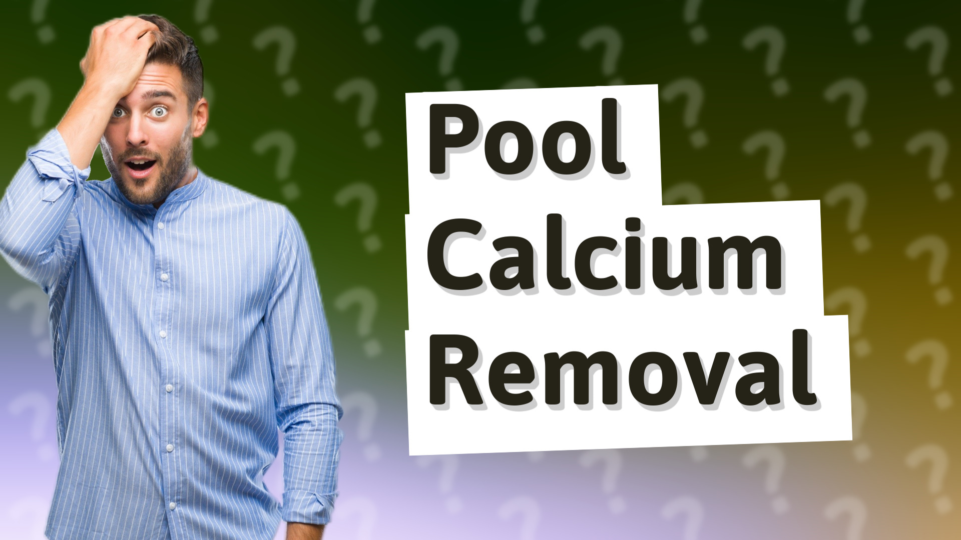Pool Calcium Removal