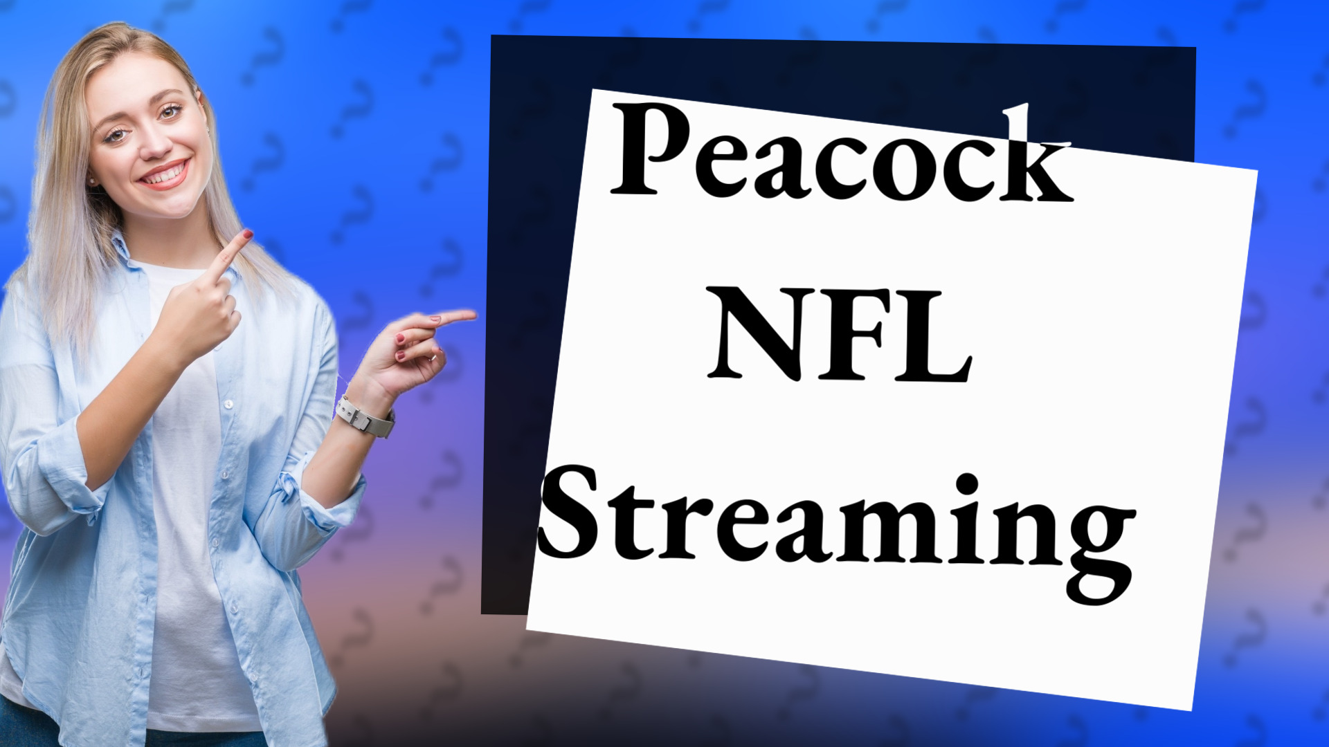Peacock NFL Streaming