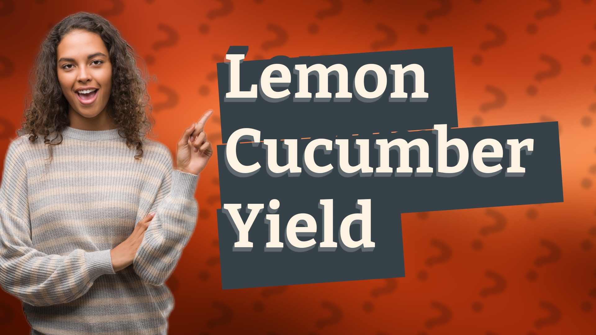Lemon Cucumber Yield