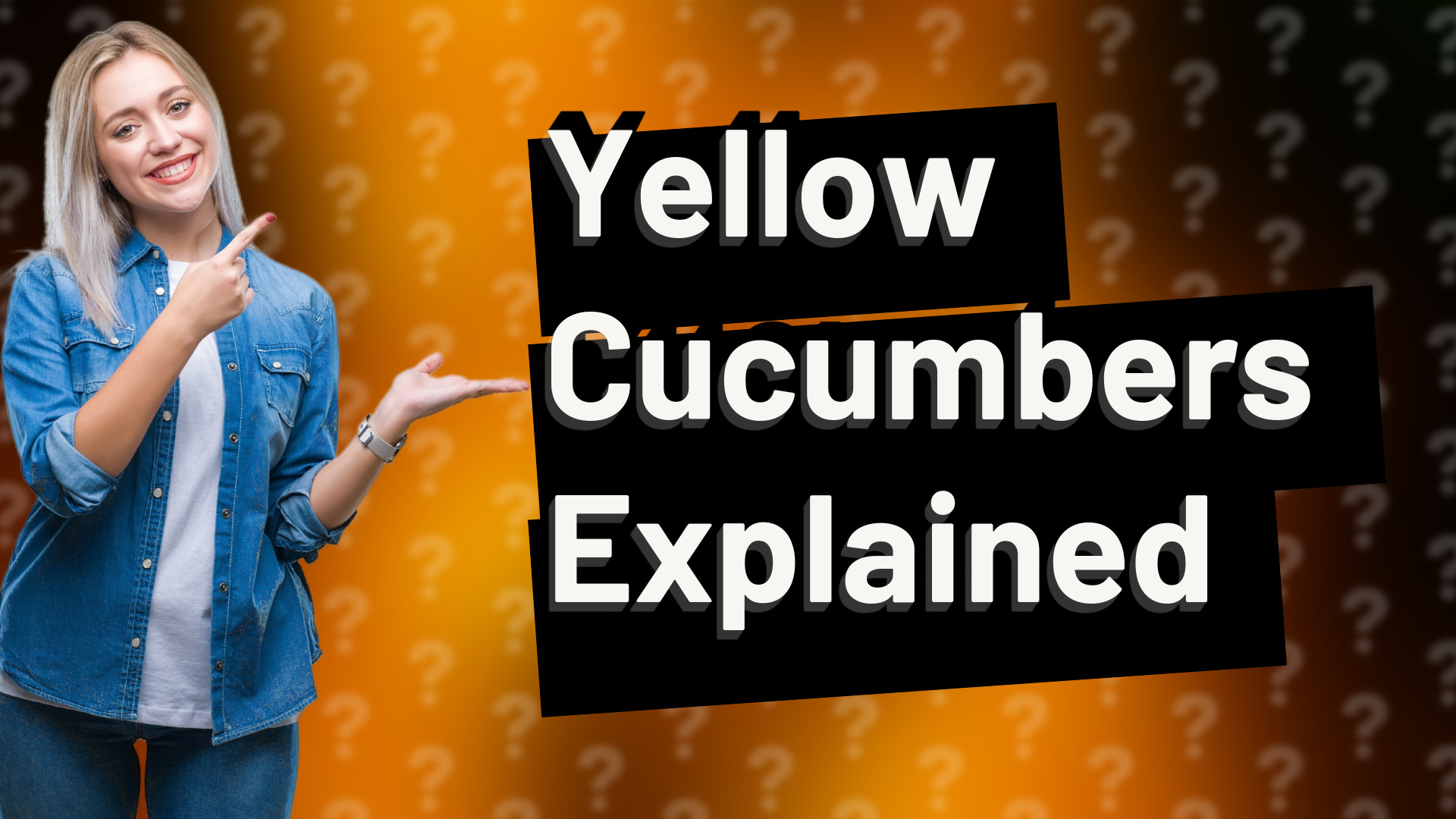 Yellow Cucumbers Explained