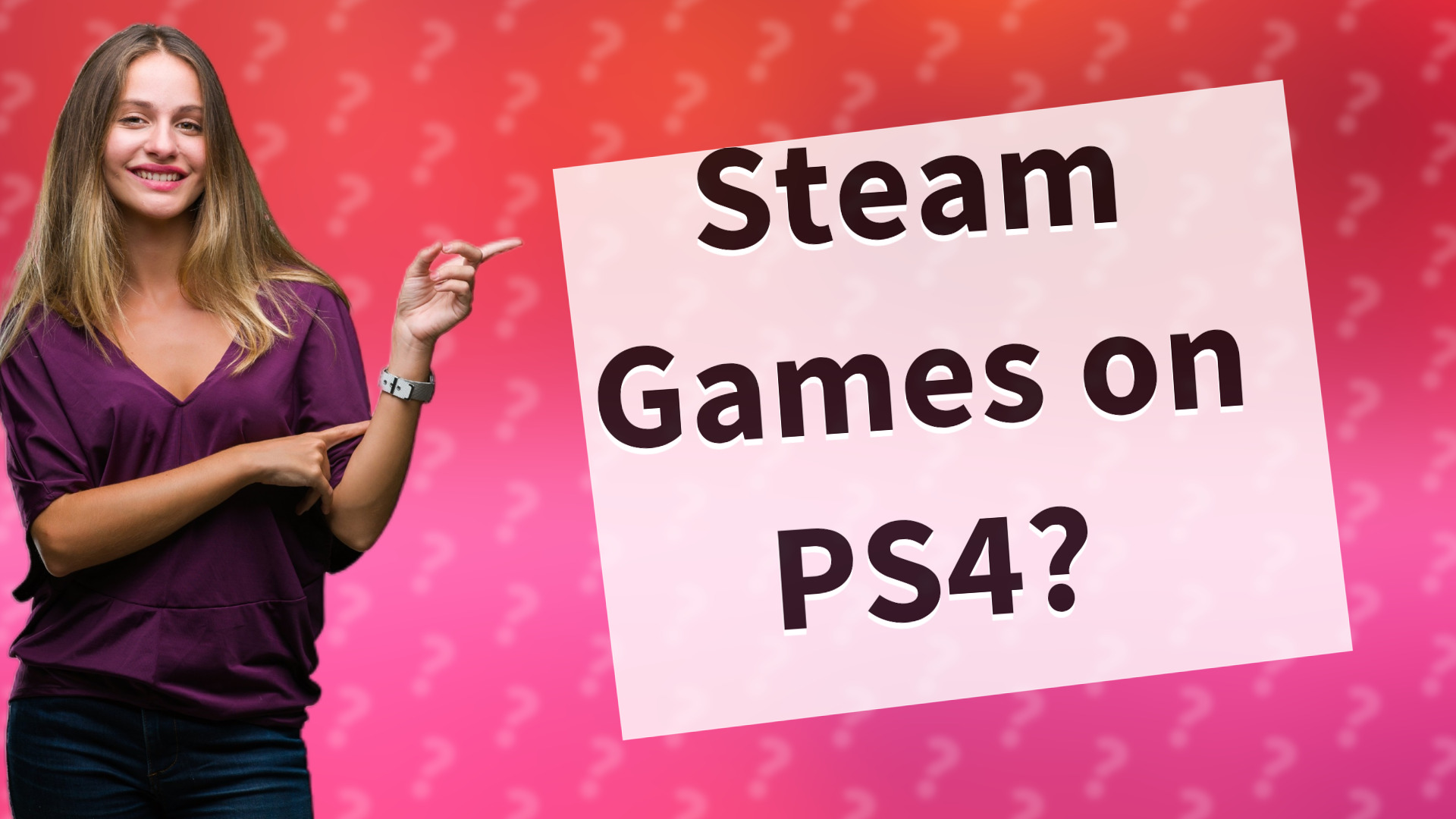 Steam Games on PS4?