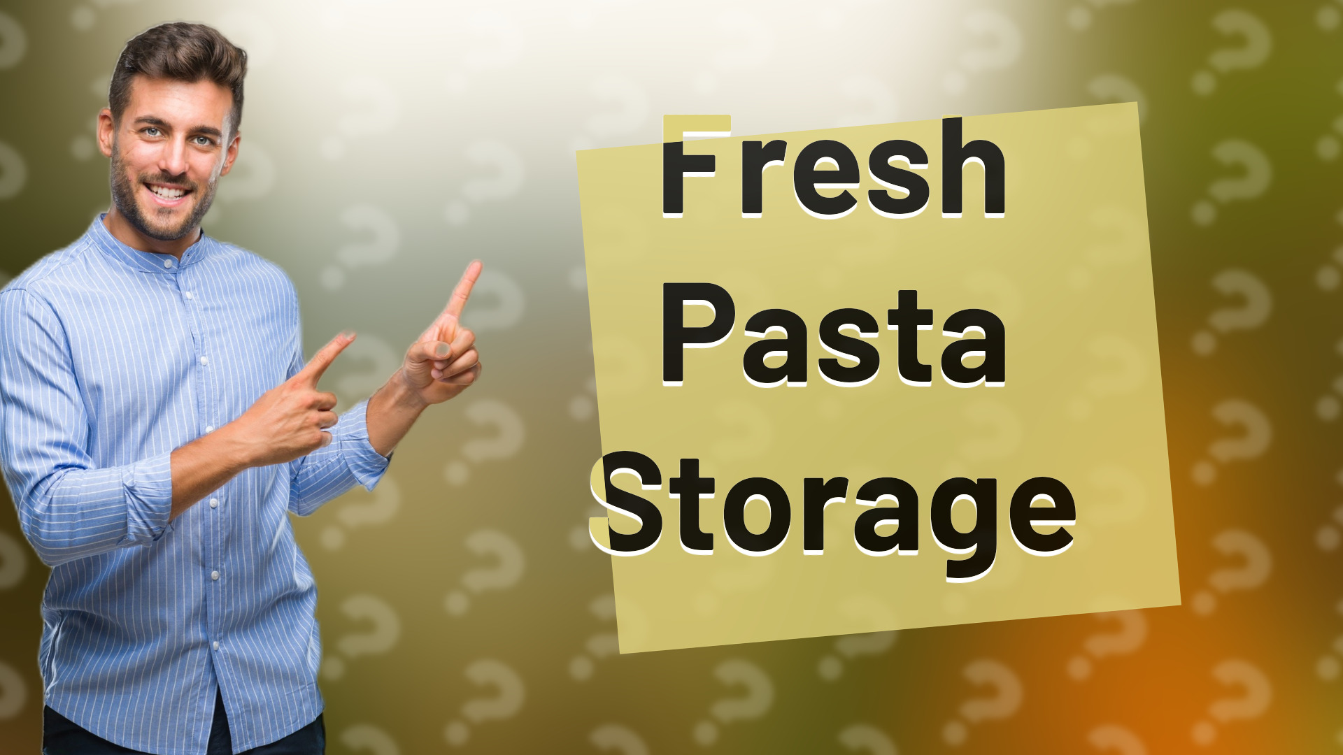 Fresh Pasta Storage