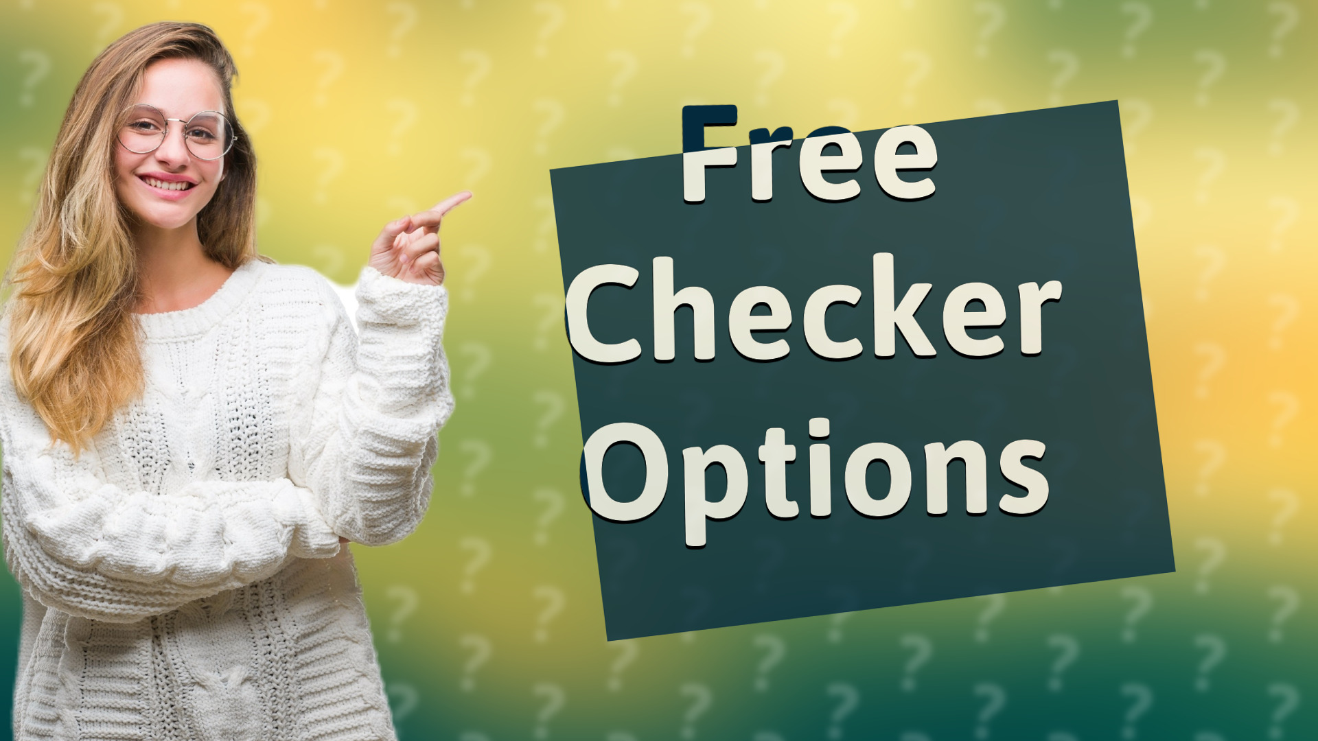 Free Checker Options