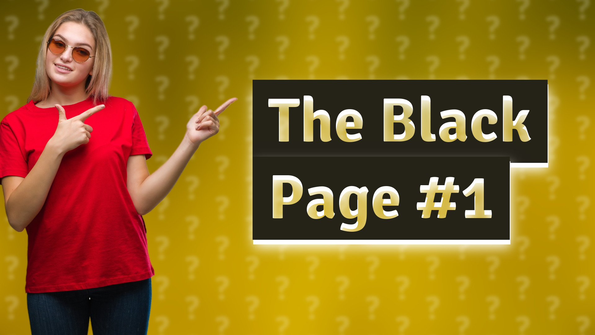 The Black Page #1