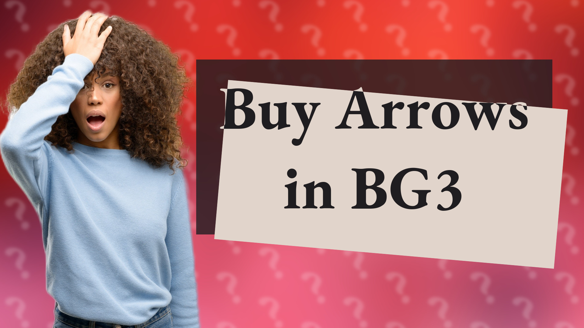 Buy Arrows in BG3