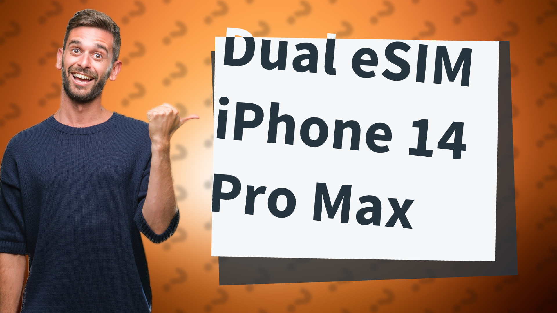 Dual eSIM iPhone 14 Pro Max