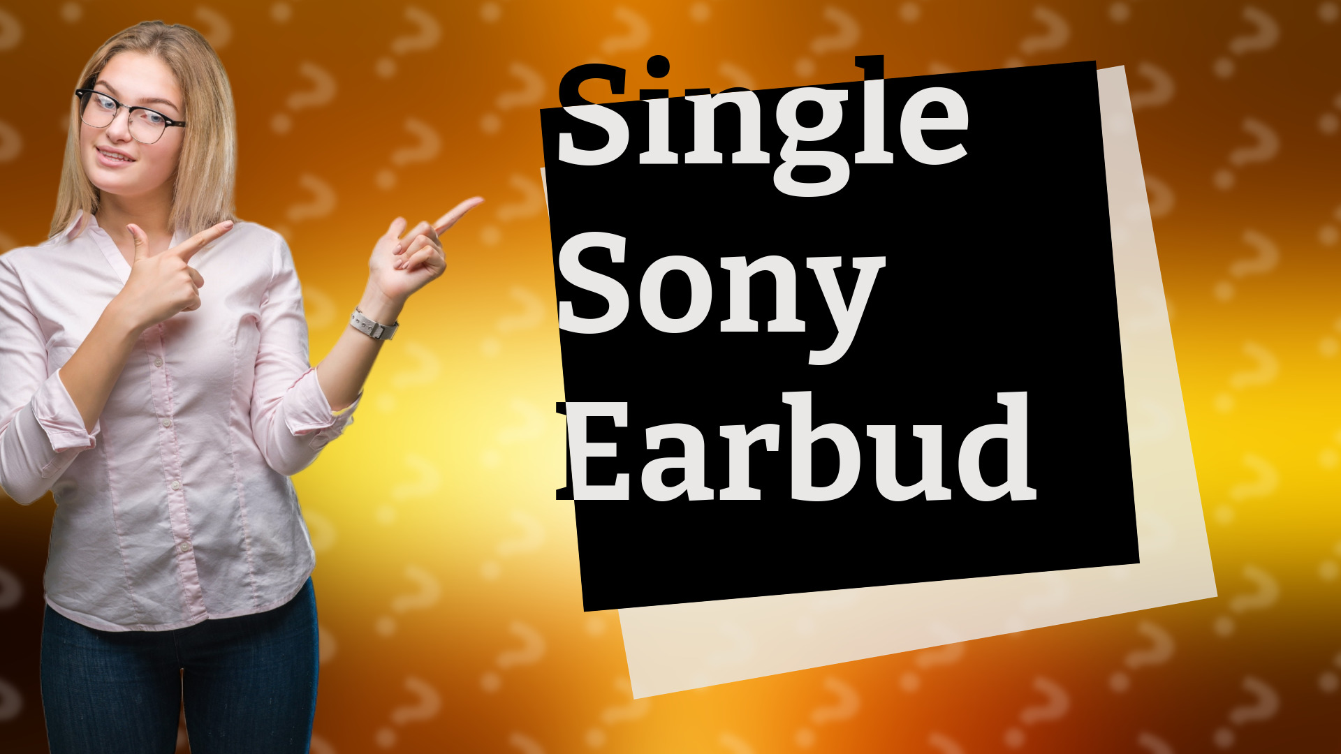 Single Sony Earbud