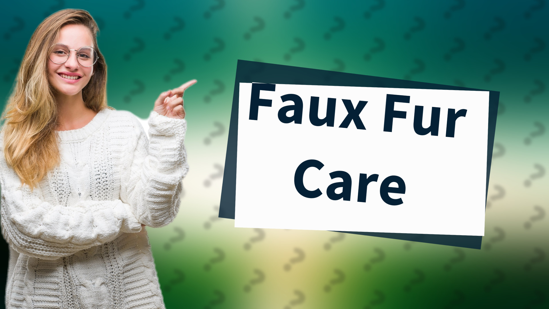 Faux Fur Care