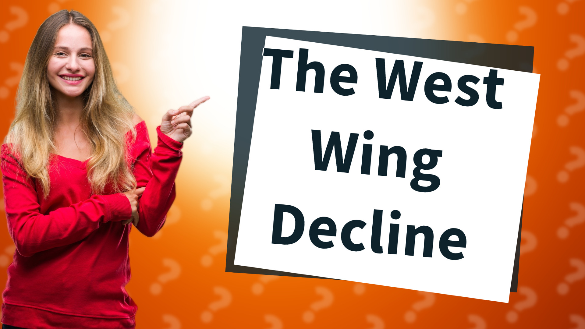 The West Wing Decline