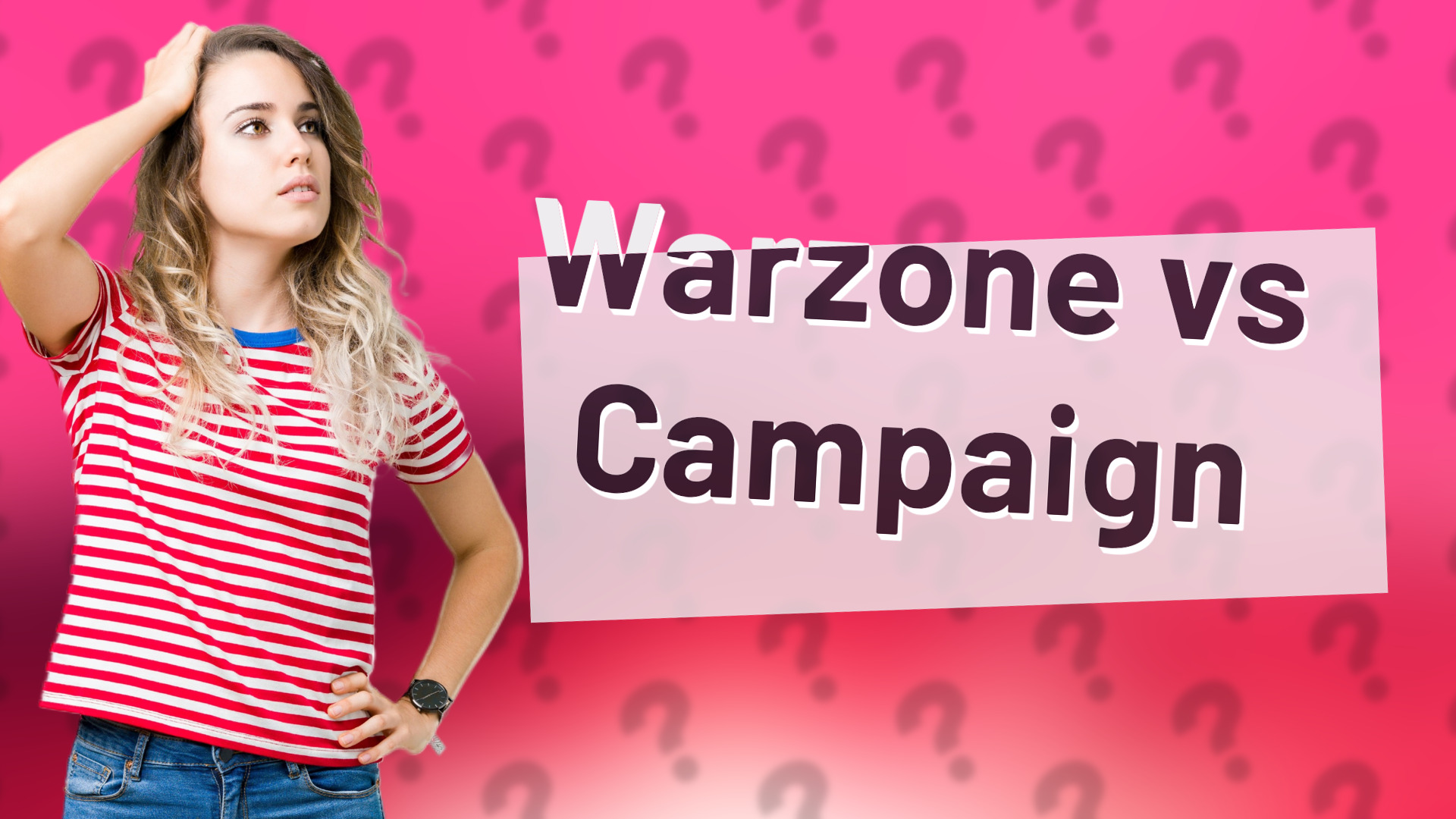 Warzone vs Campaign
