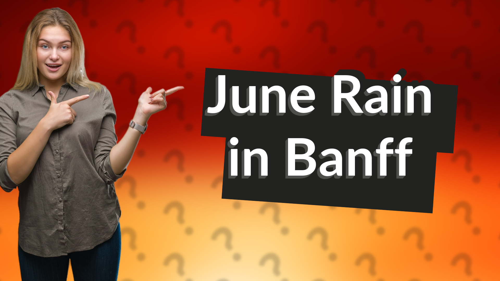 June Rain in Banff