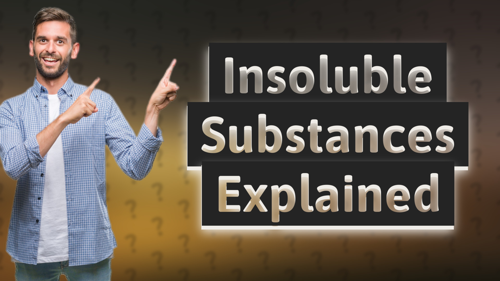 Insoluble Substances Explained