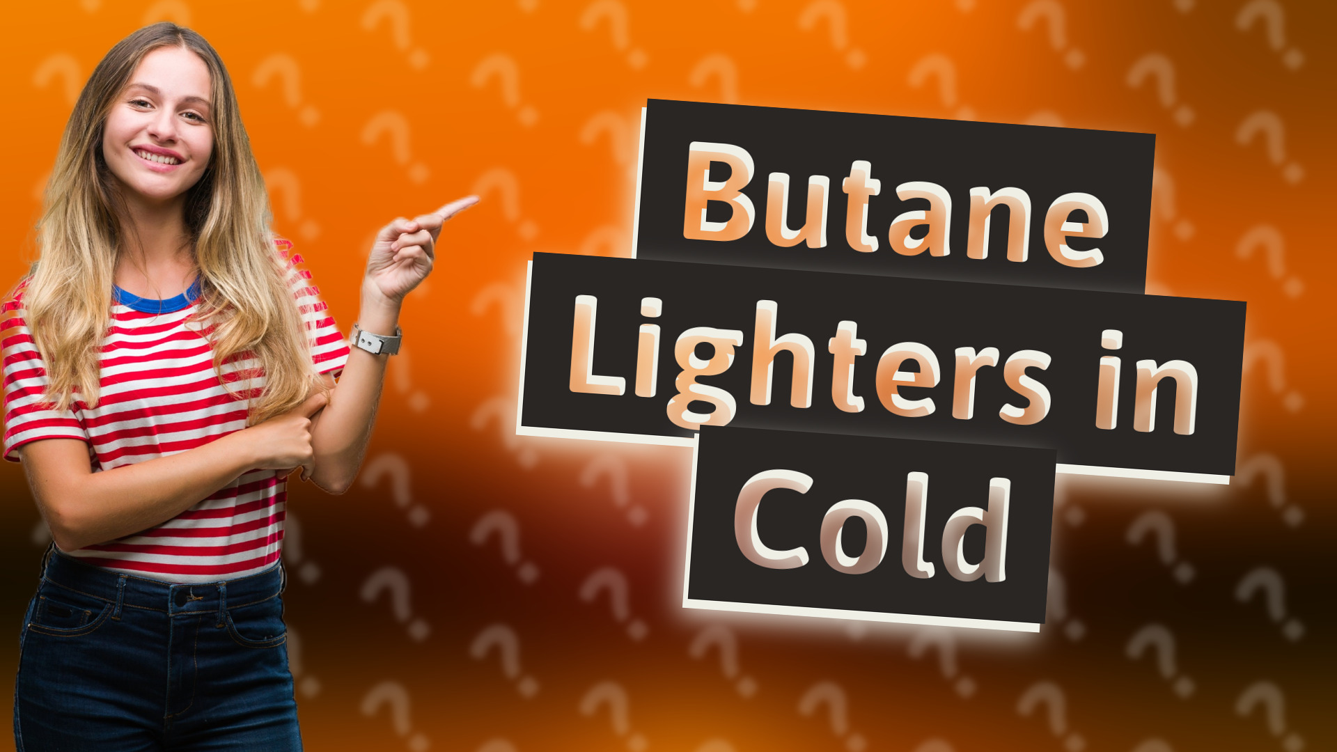 Butane Lighters in Cold