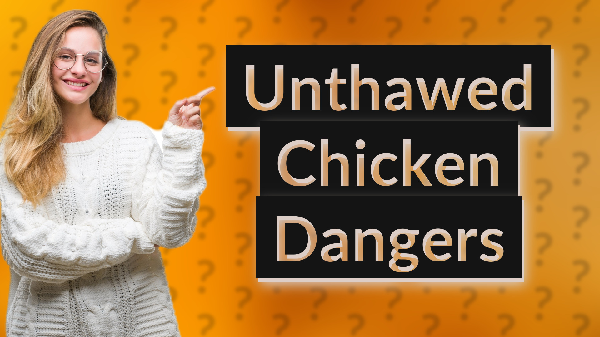 Unthawed Chicken Dangers
