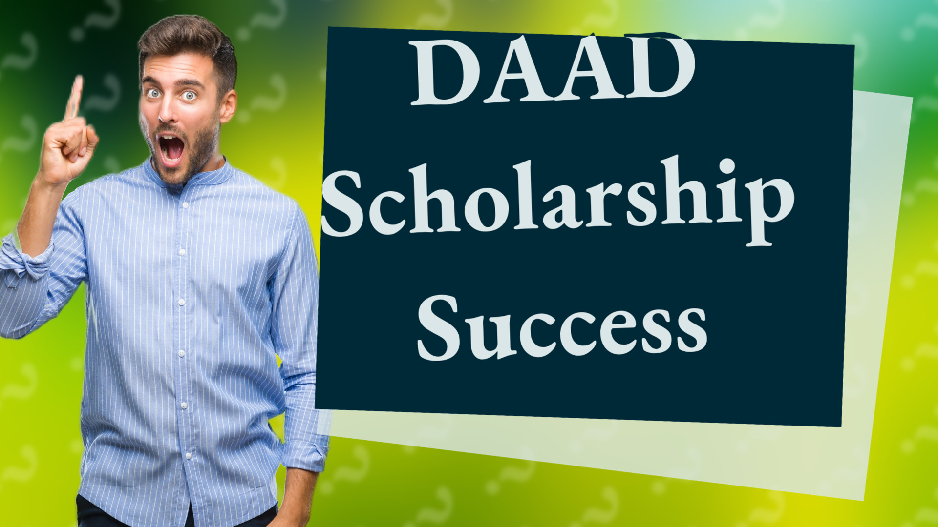 DAAD Scholarship Success