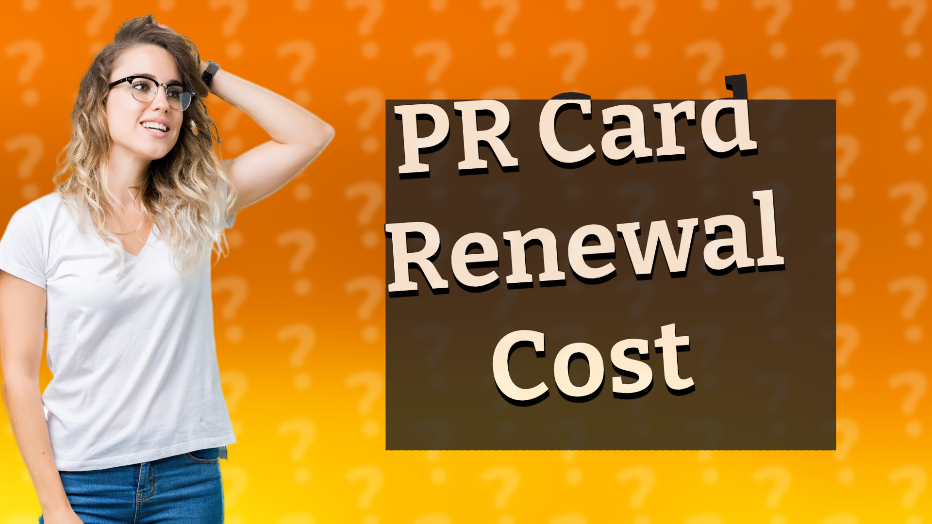 PR Card Renewal Cost